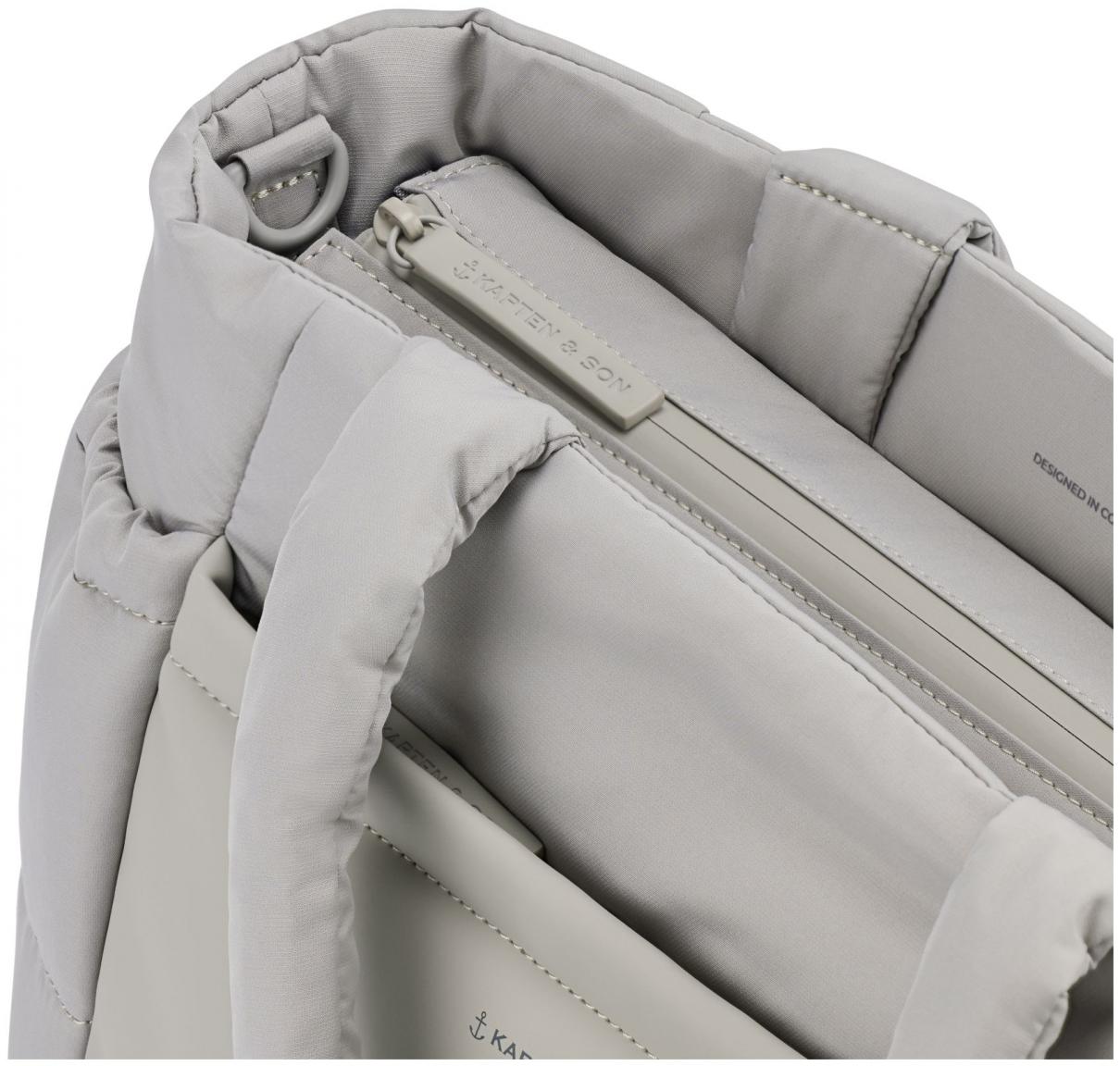 Kapten & Son geräumige Nylontasche Hellvi Cloud Medium grau