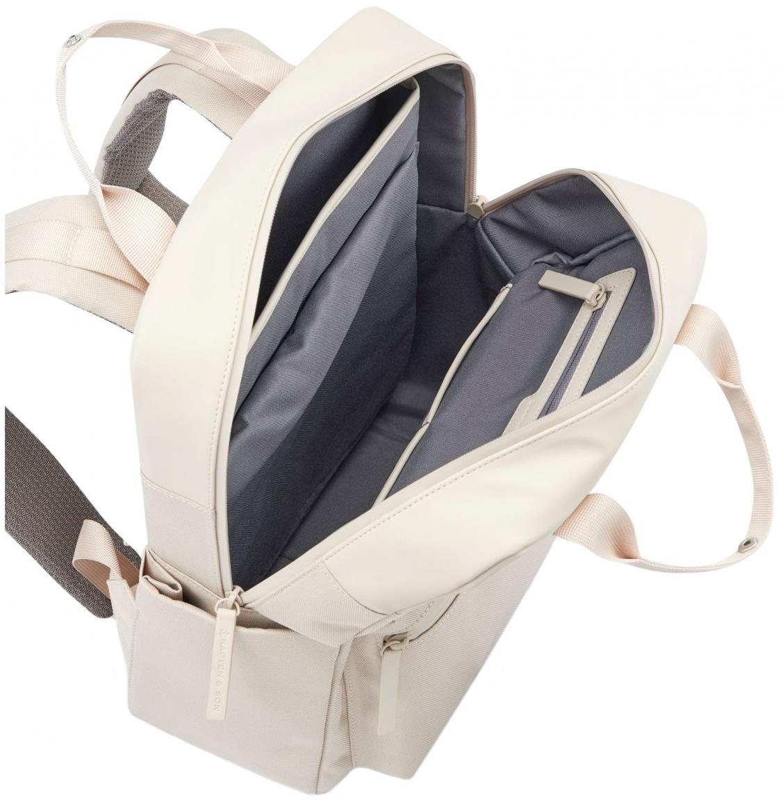 Kapten & Son unisex Rucksack Business Sandstone Materialmix beige