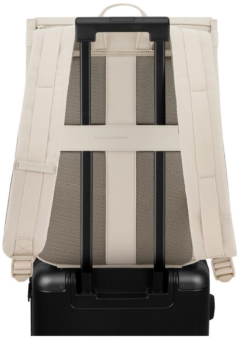 Kapten & Son unisex Rucksack Business Sandstone Materialmix beige