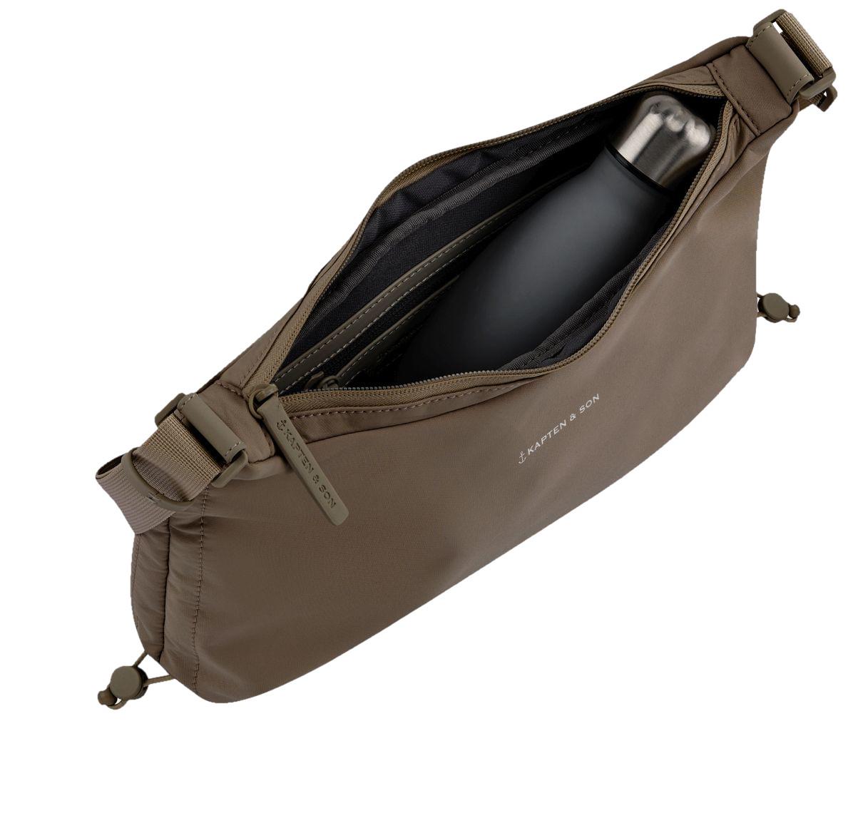 Kapten and Son Crossbodybag Skara Small Nylon PET Walnut