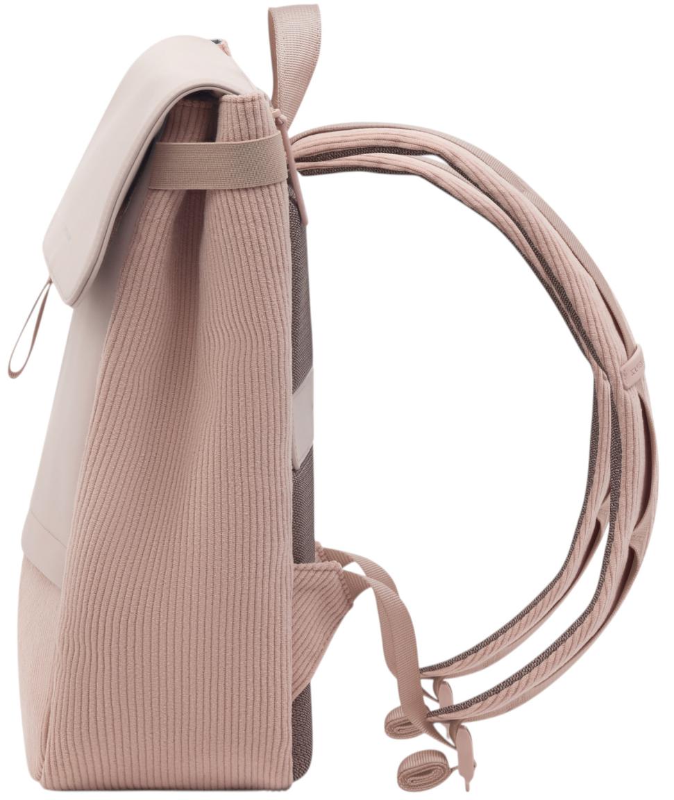 Kapten and Son Damenrucksack Cord rosa FYN Rose Clay gummiert Überschlag