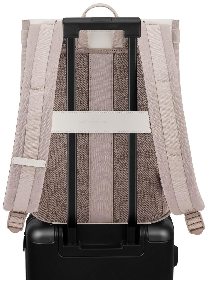 Kapten and Son Damenrucksack Cord rosa FYN Rose Clay gummiert Überschlag