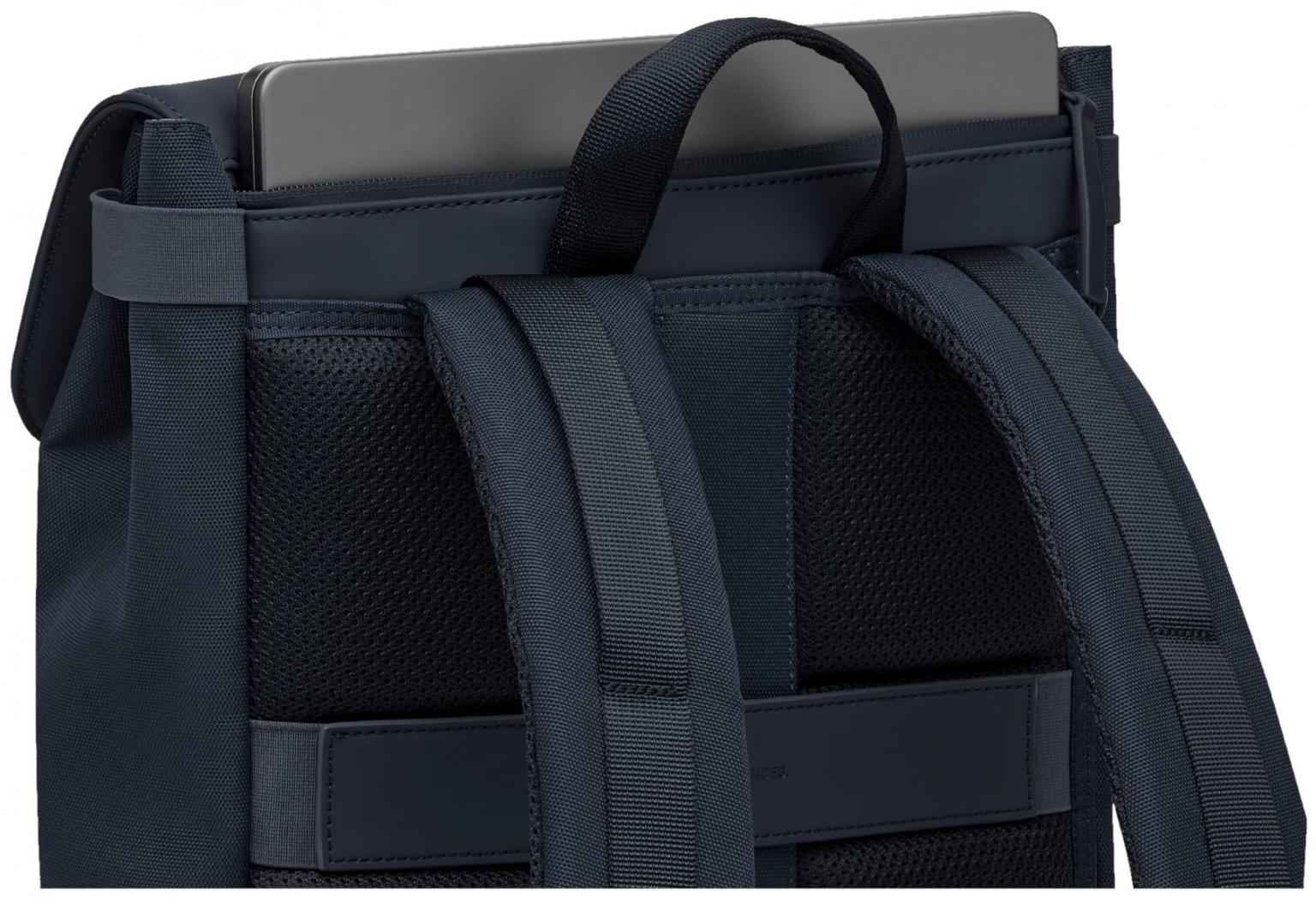 Kapten and Son FLN kompakter Rucksack mit Überschlag Navy Blue