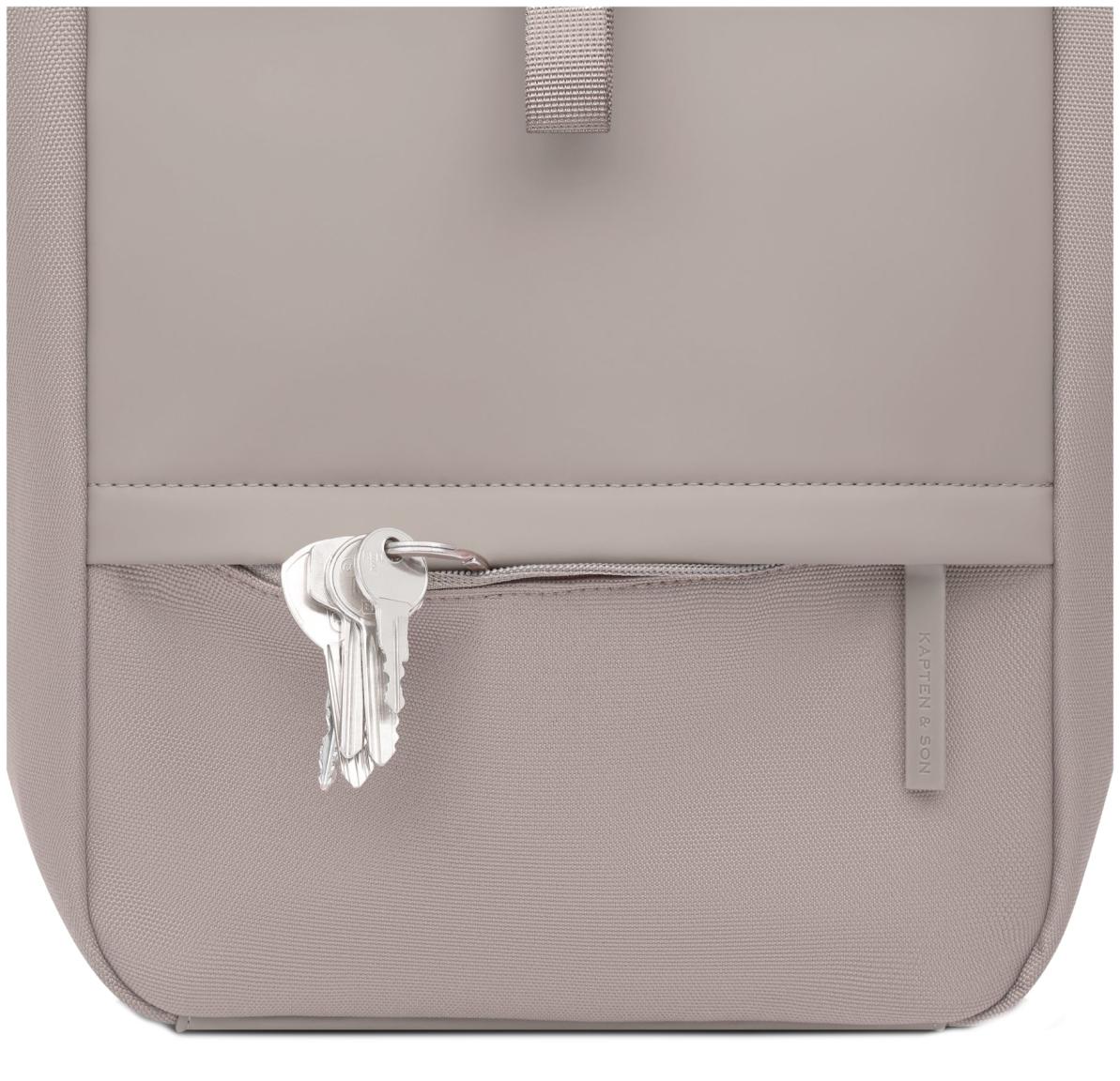 Kapten and Son FYN Backpack Muted Rose Materialmix gummiert