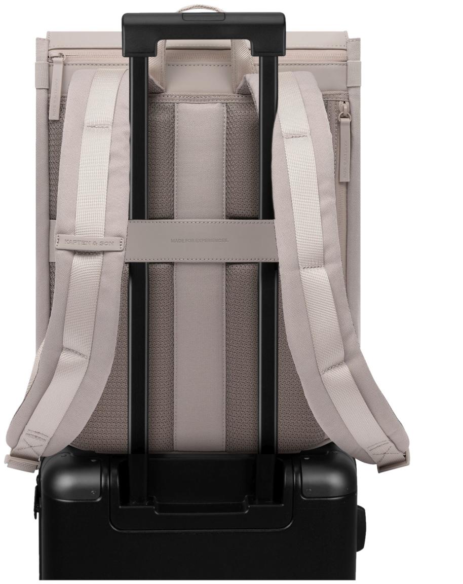 Kapten and Son FYN Backpack Muted Rose Materialmix gummiert