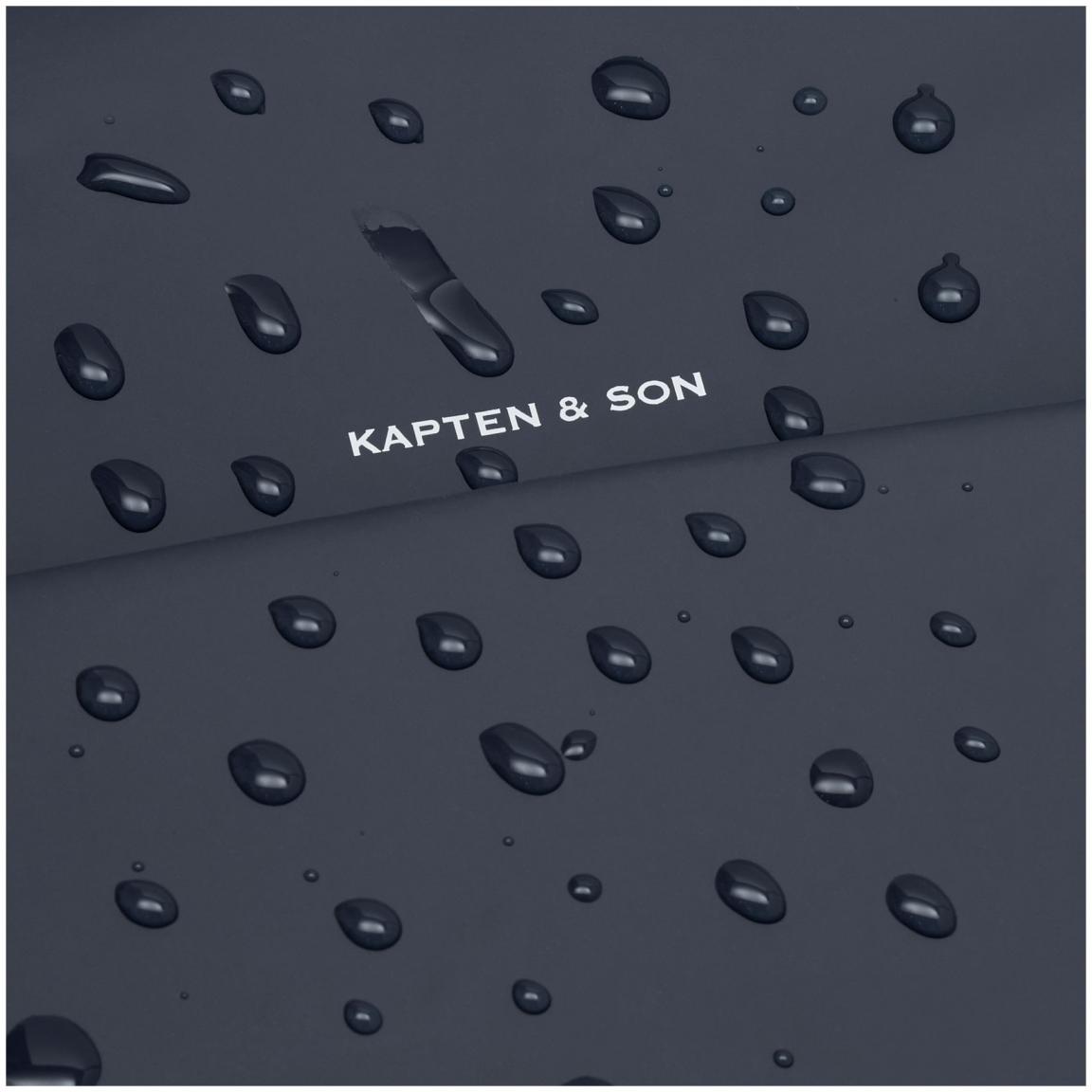 Kapten and Son Navy Blue Kurierrucksack Helsinki Vegan 