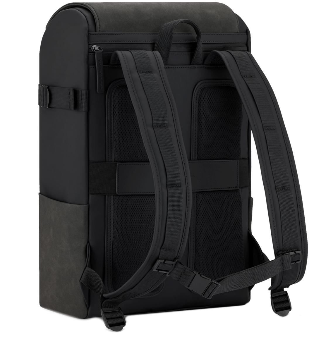 Kapten and Son Rucksack mit Handgepäcksfunktion Bali All Black nachhaltig