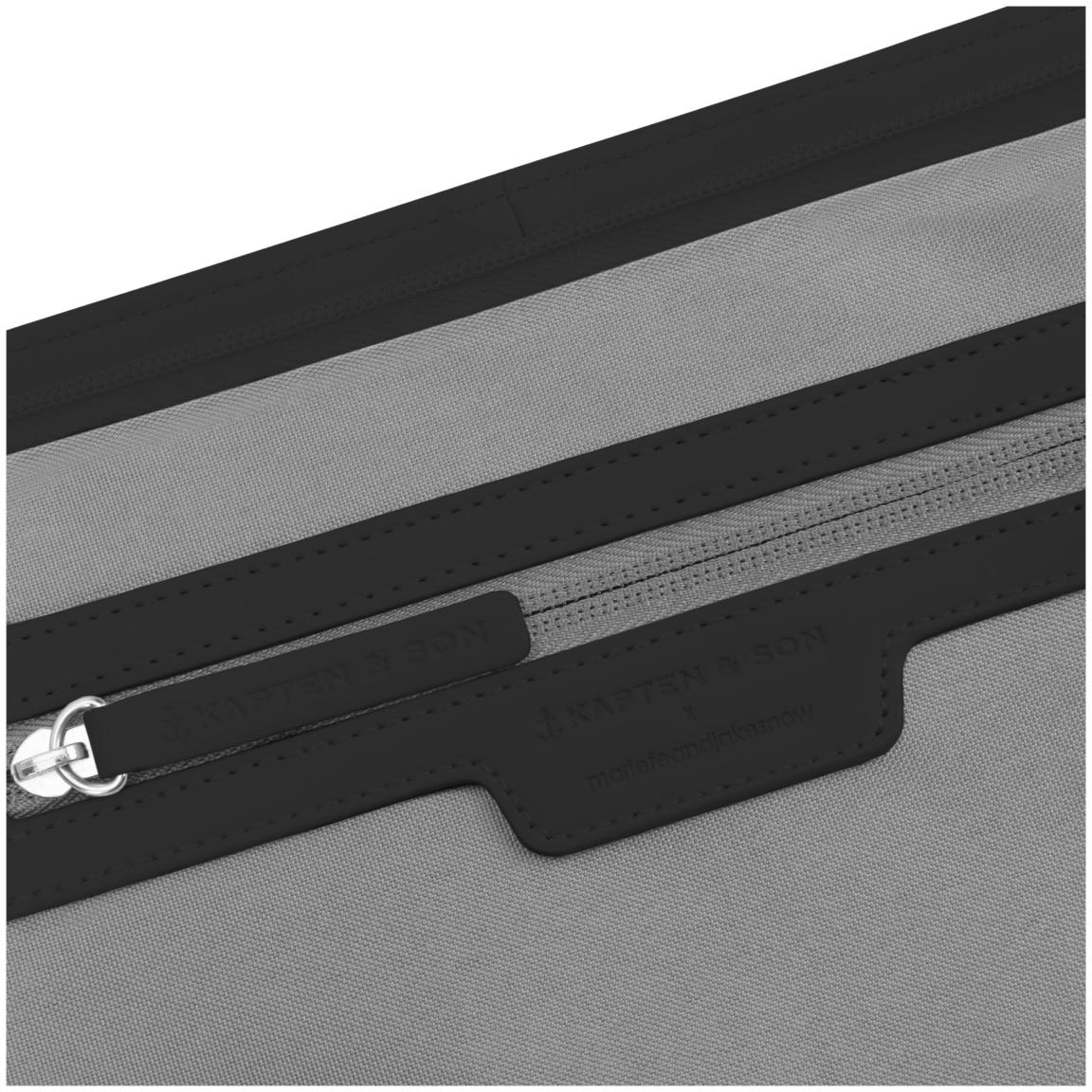 Kapten and Son Rucksack mit Handgepäcksfunktion Bali All Black nachhaltig