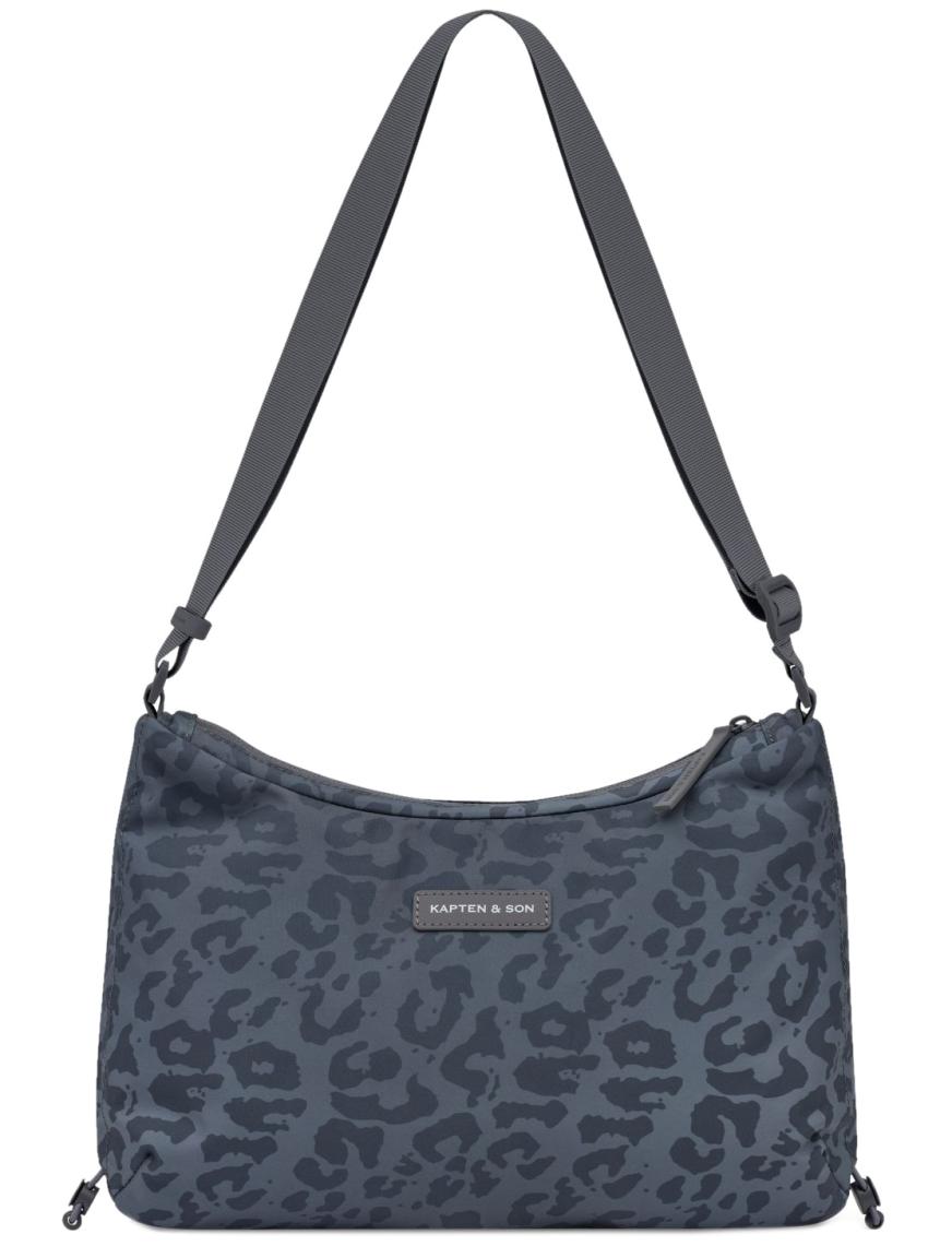 Kapten and Son Schultertasche Skara Small Perlon Leo Dark Grey