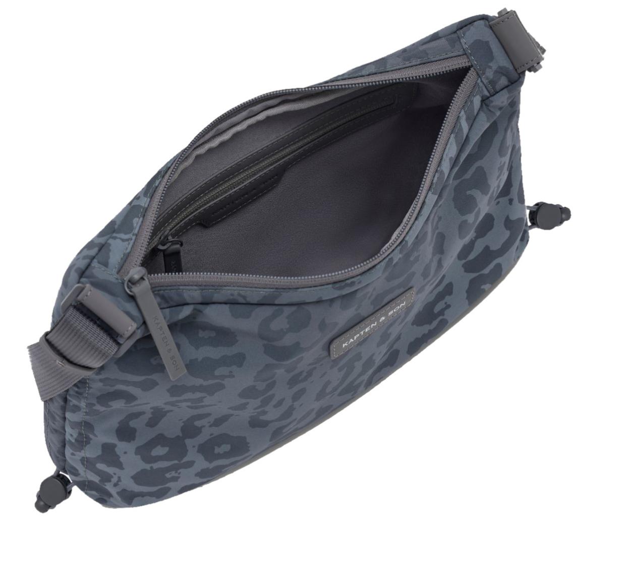 Kapten and Son Schultertasche Skara Small Perlon Leo Dark Grey