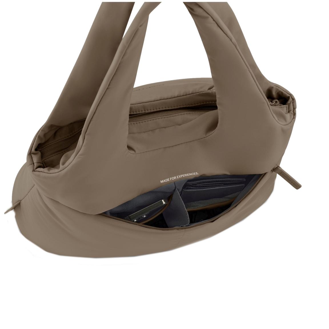 Kapten and Son Skara Cloud Shopper Walnut Braun Perlontasche