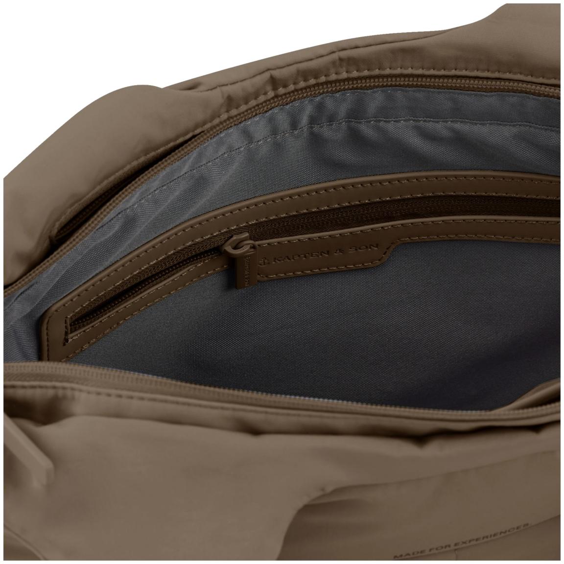 Kapten and Son Skara Cloud Shopper Walnut Braun Perlontasche