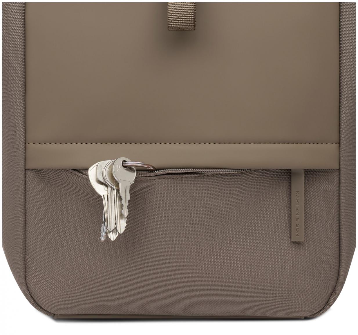 Kapten and Son Überschlag Rucksack medium Fyn Walnut nachhaltig