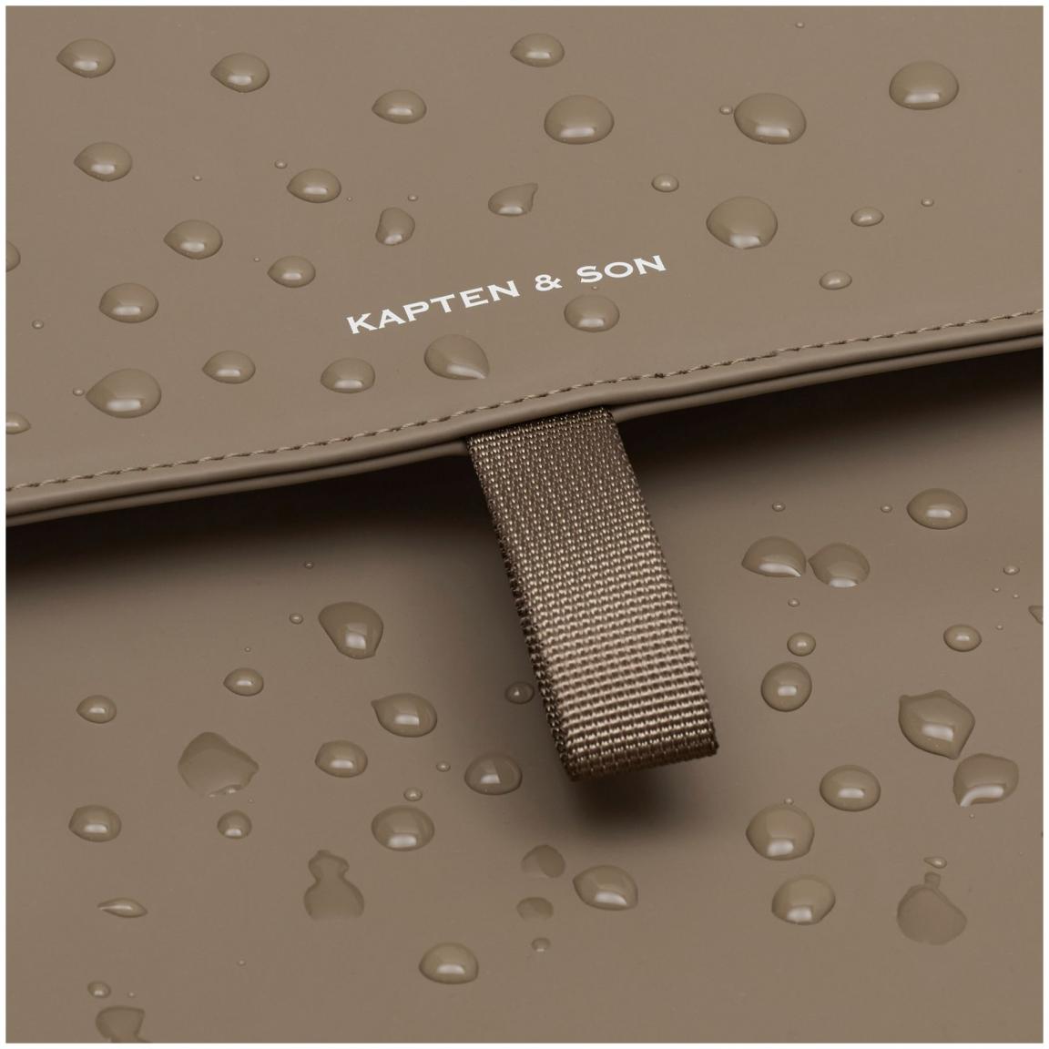 Kapten and Son Überschlag Rucksack medium Fyn Walnut nachhaltig