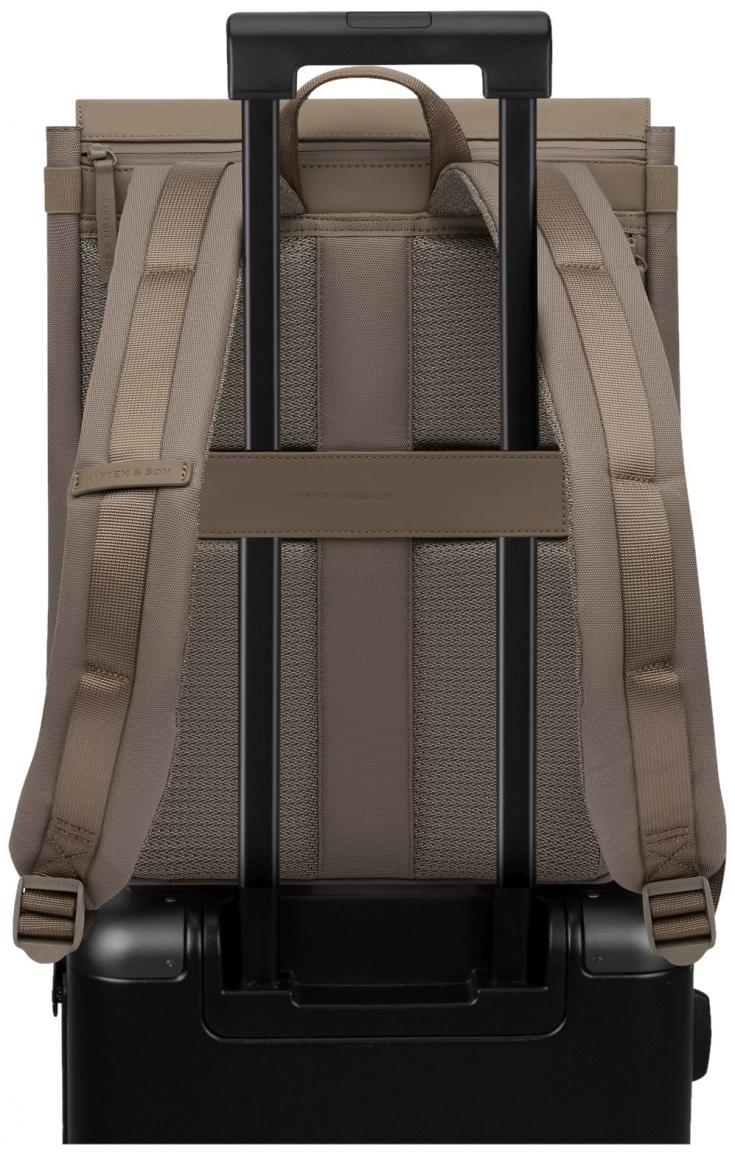 Kapten and Son Überschlag Rucksack medium Fyn Walnut nachhaltig