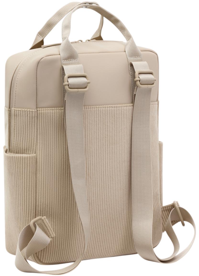 Kapten and Son kleiner Backpack Tabletfach Cord beige Bergen Small