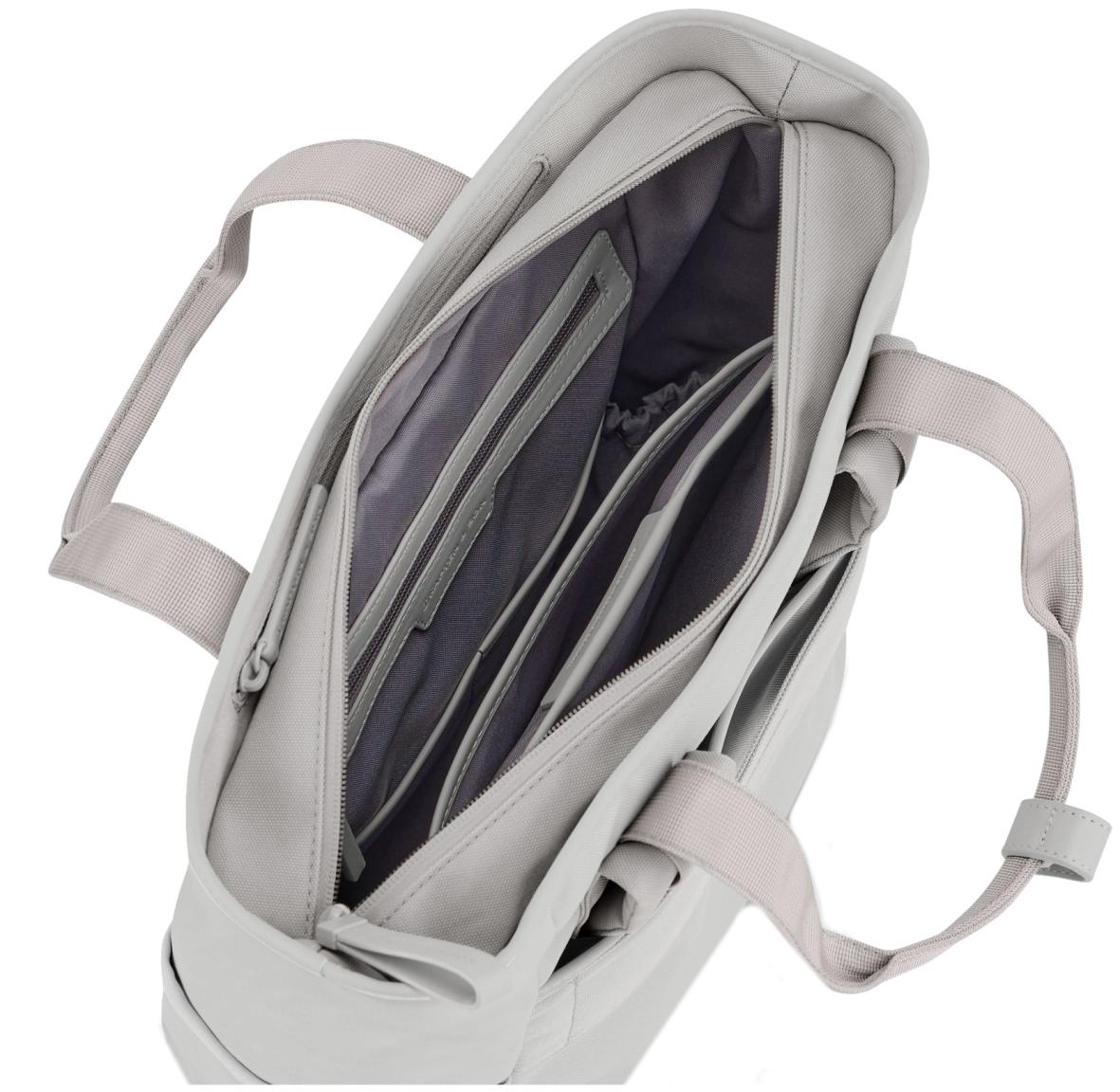 Kapten and Son wandelbarer Rucksack Lindby Greige Grau Tote Bag