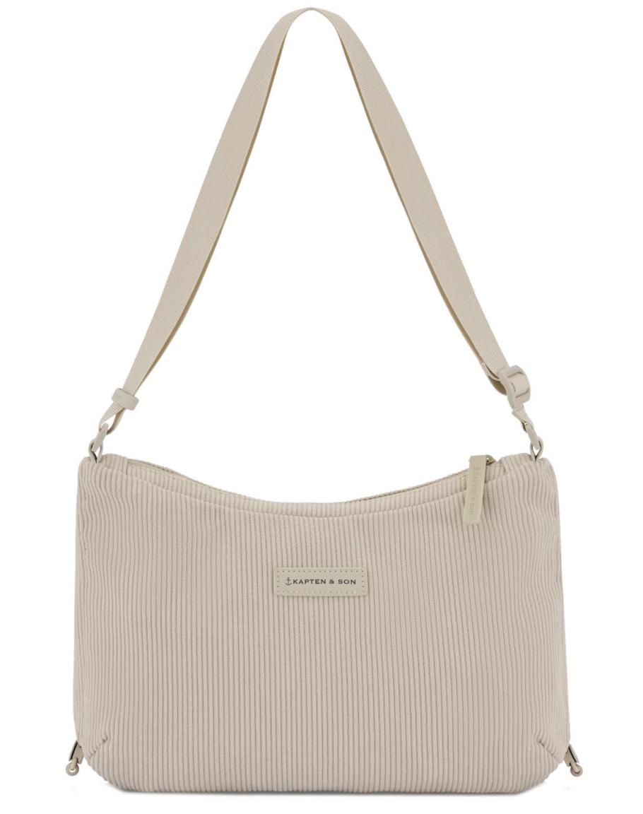 Kapten und Son Cord Beuteltasche Sandstone nachhaltig