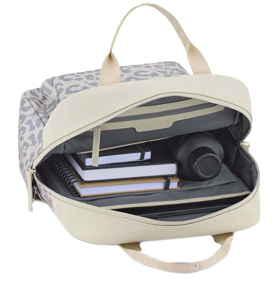 Kapten und Son Freizeitrucksack Bergen Pro Leo Beige gummiert