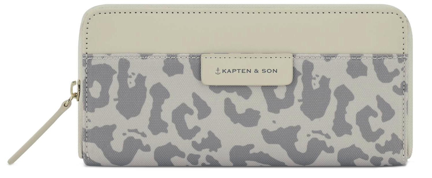 Kapten und Son Zipbörse Damen Bergen Pro Wallet Large Leo Beige