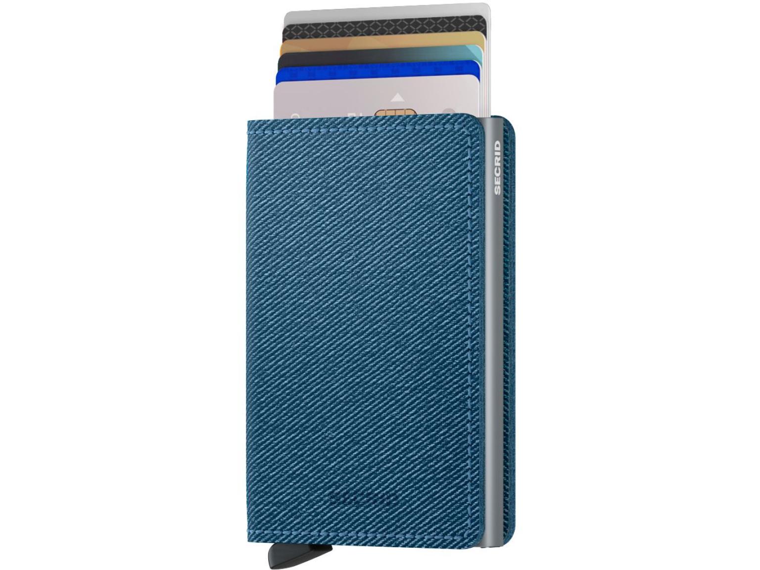 Kartenbörse Jeans Blue Secrid Twist Titanium Etui