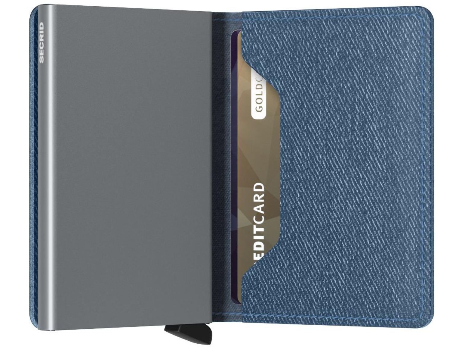 Kartenbörse Jeans Blue Secrid Twist Titanium Etui