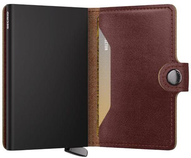 Kartenbörse Miniwallet Secrid Premium Basco Brown