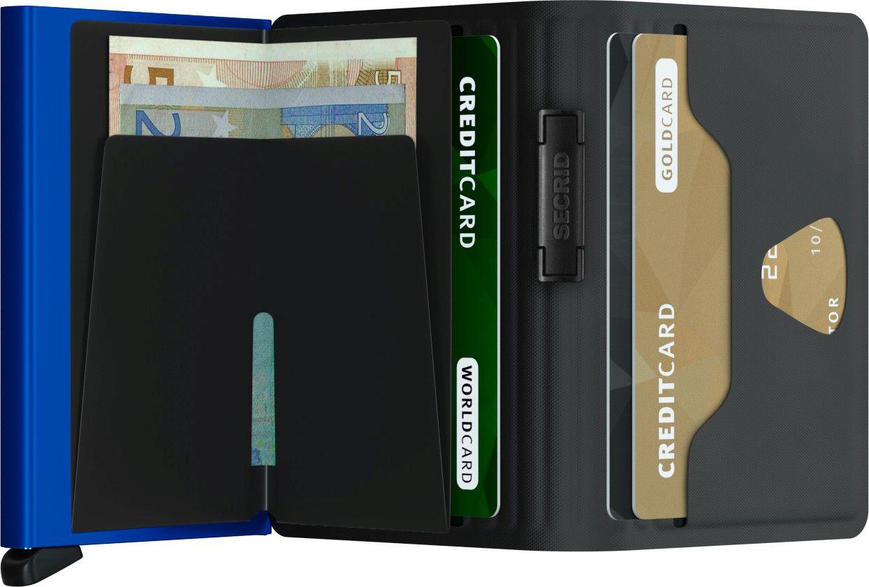 Kartenbörse Secrid Bandwallet BTP Black Cobalt Blau 