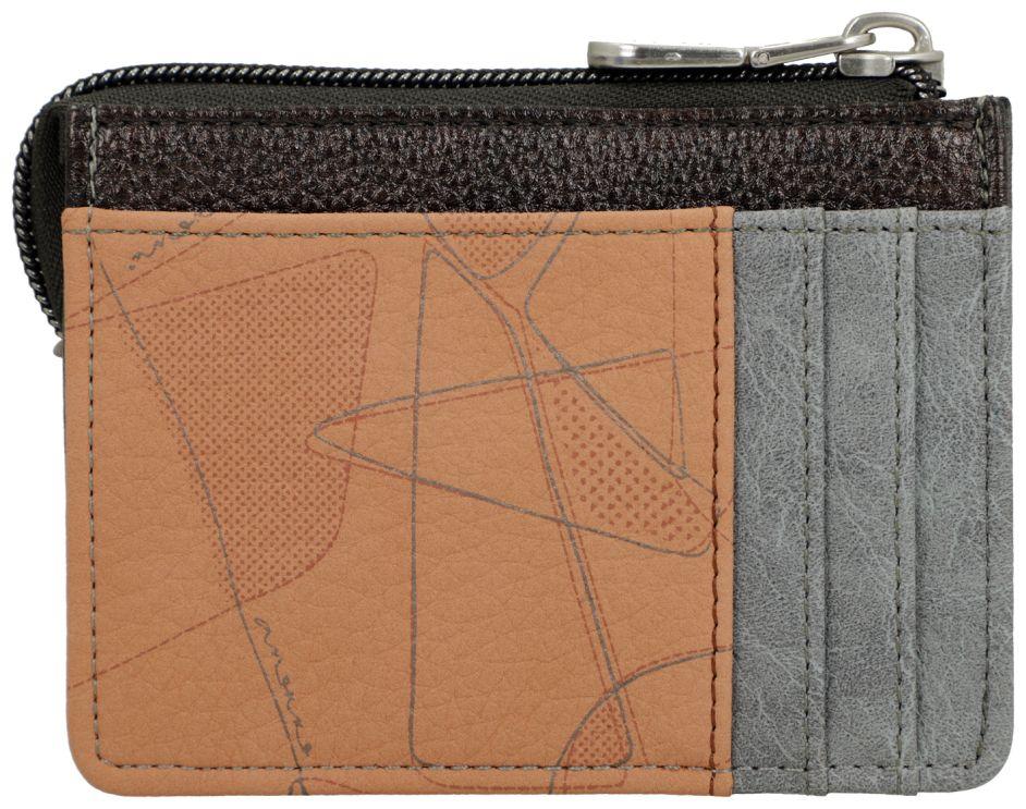 Kartenetui Anekke Comicprint beige Metallictöne Sophia RFID glitzernd