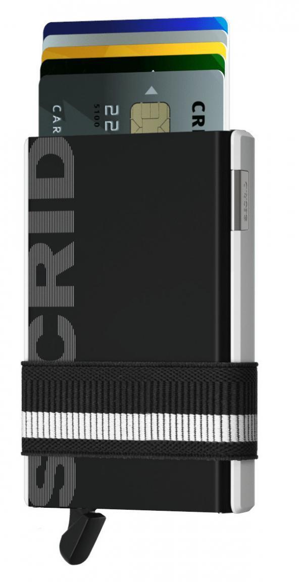 Kartenetui Cardslide Set RFID-Schutz Monochrome Secrid schwarz