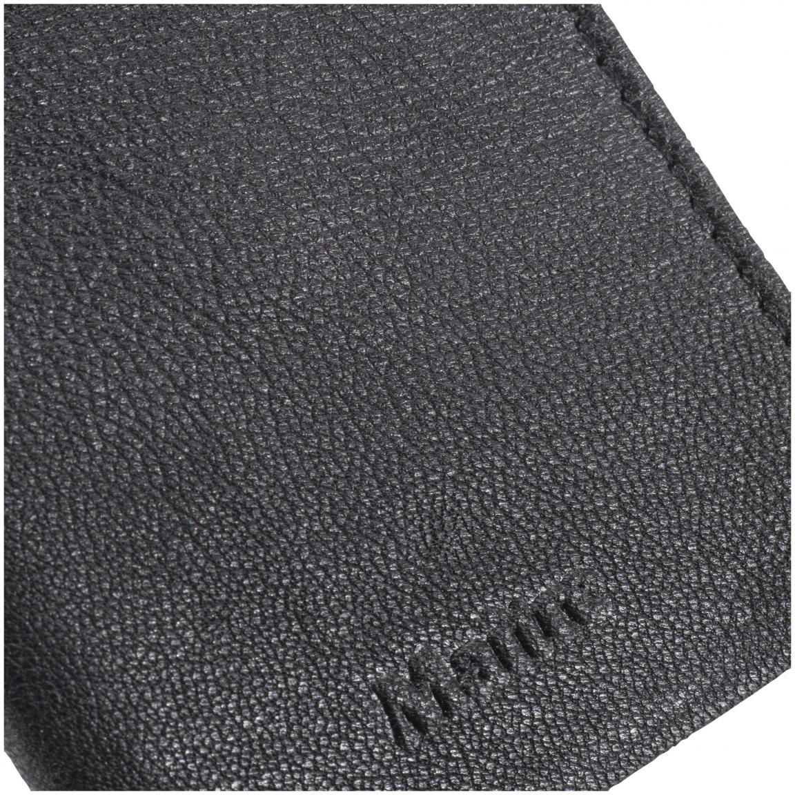 Kartenetui Maitre 06 Triangolo schwarz Nappaleder