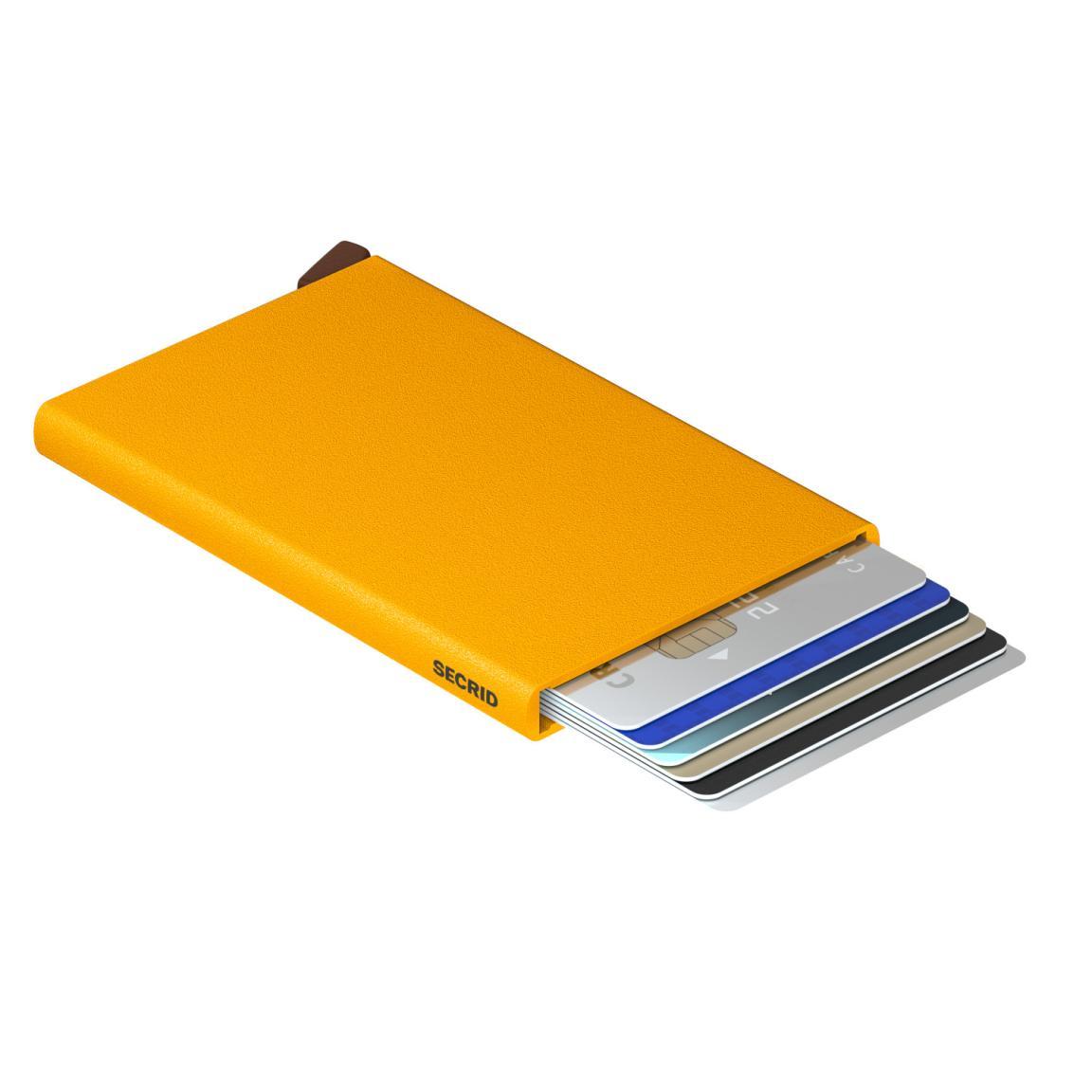 Kartenetui Secrid Cardprotector RFID Schutz Powder Ochre gelb