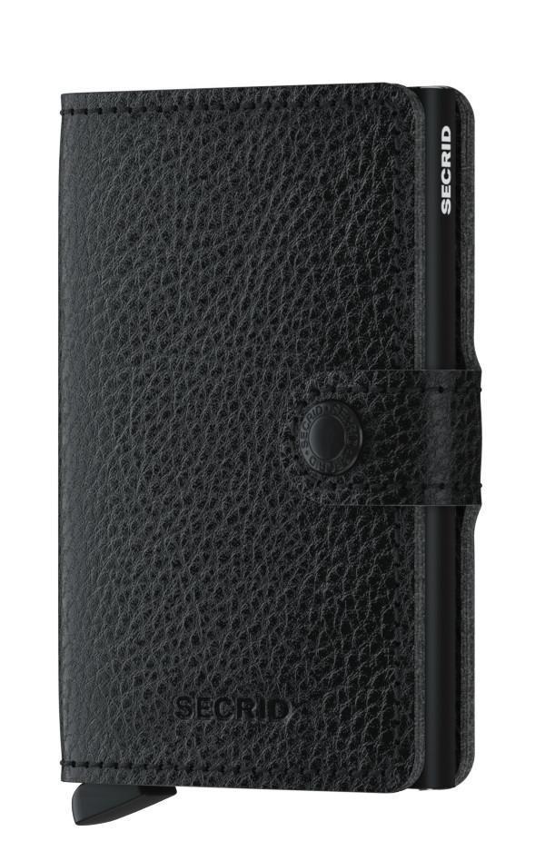 Kartenetui Secrid Miniwallet Vegetable Tanned Schwarz