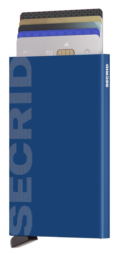 Kartenhülle blau Cardprotector Secrid Laser Logo Blue