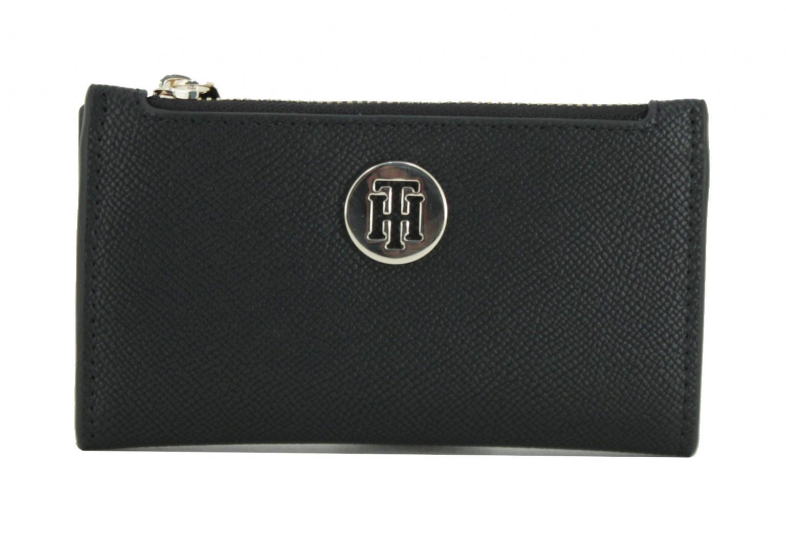 Kartenportmonee Tommy Hilfiger Honey Slim Wallet Red Monogramm