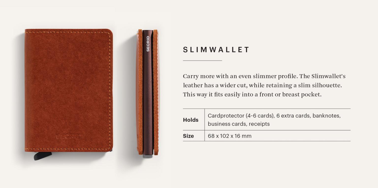 Kartentäschchen Secrid Slimwallet Indigo 5 blau Titanium