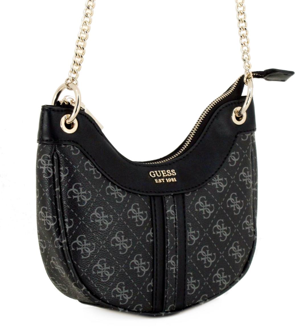 Kasinta Mini Partytasche Guess Coal Multi Grau Schwarz Kettenhenkel 