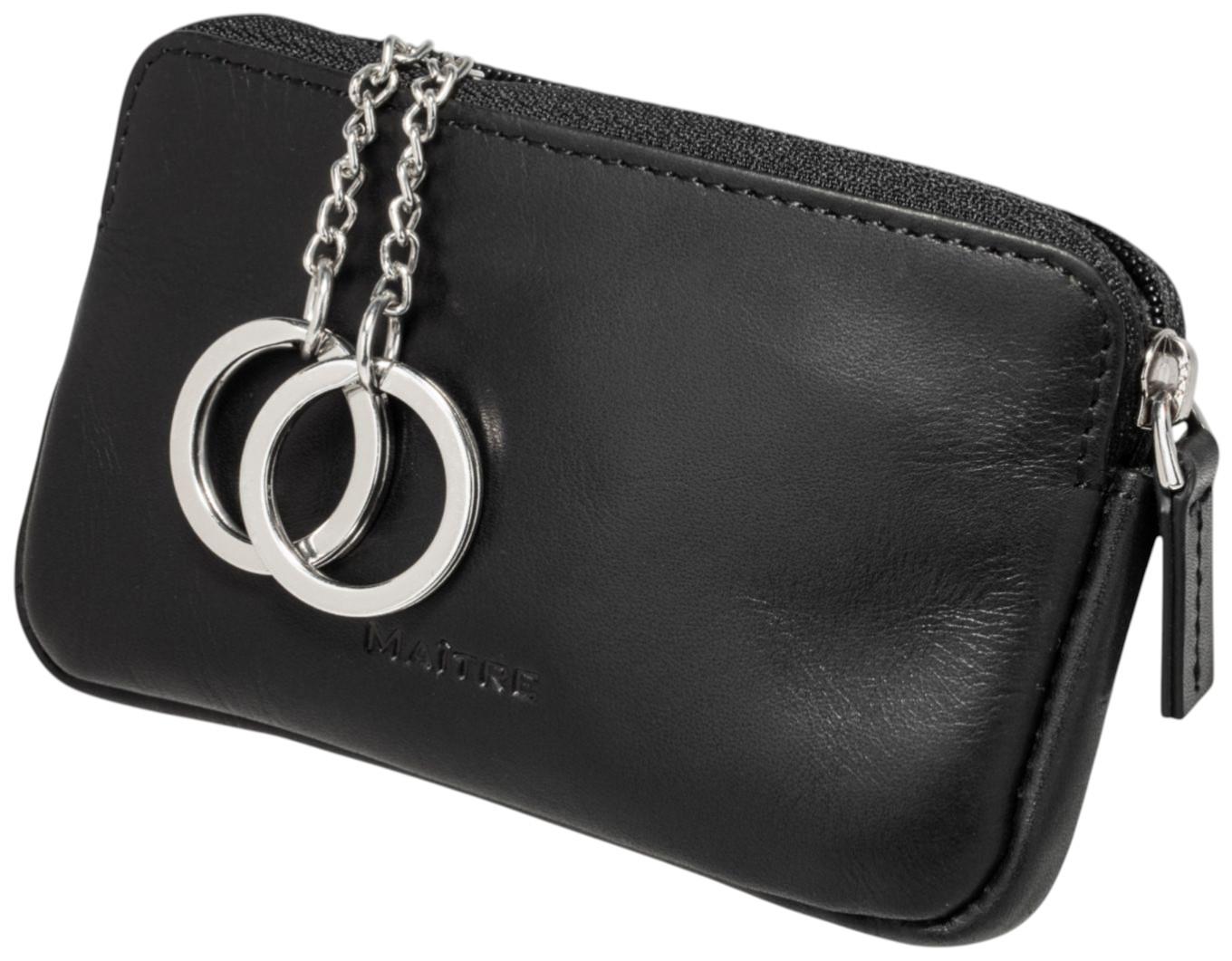 Keycase Maitre Birkheim Sigwulf matt schwarz Leder