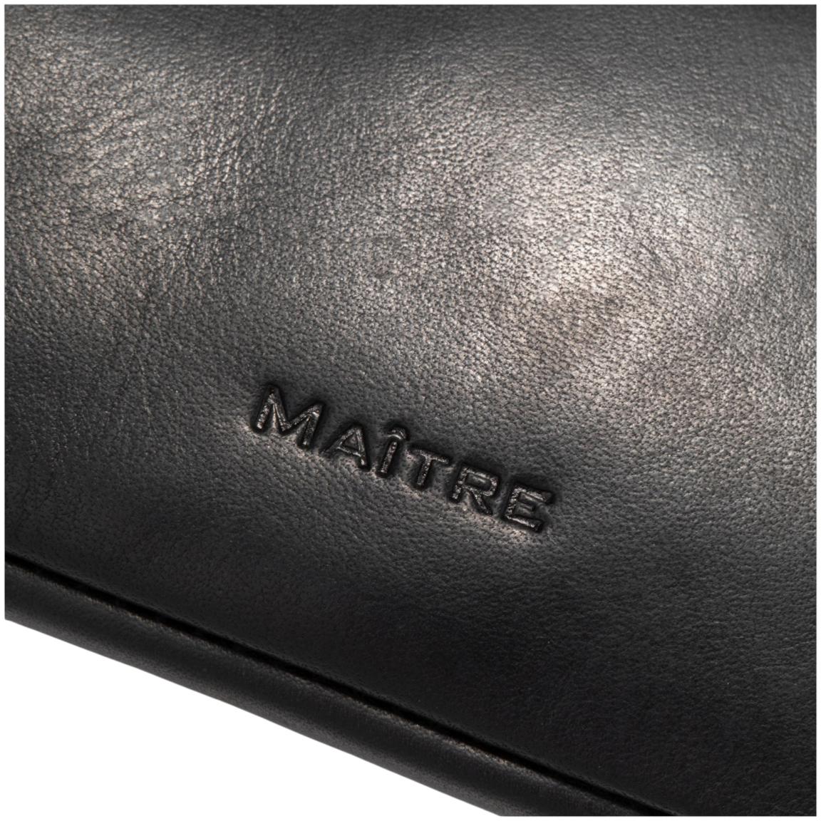 Keycase Maitre Birkheim Sigwulf matt schwarz Leder