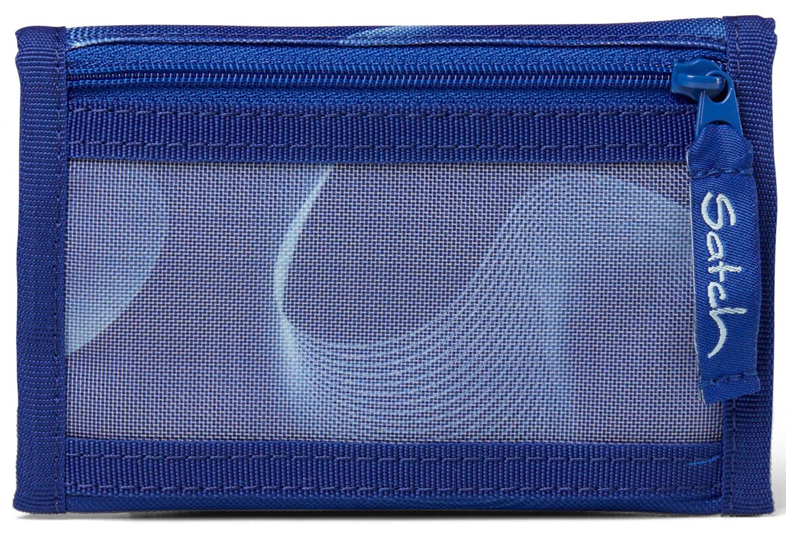 Kindergeldbörse Satch blau gemustert Ausweis Vibrant Blue