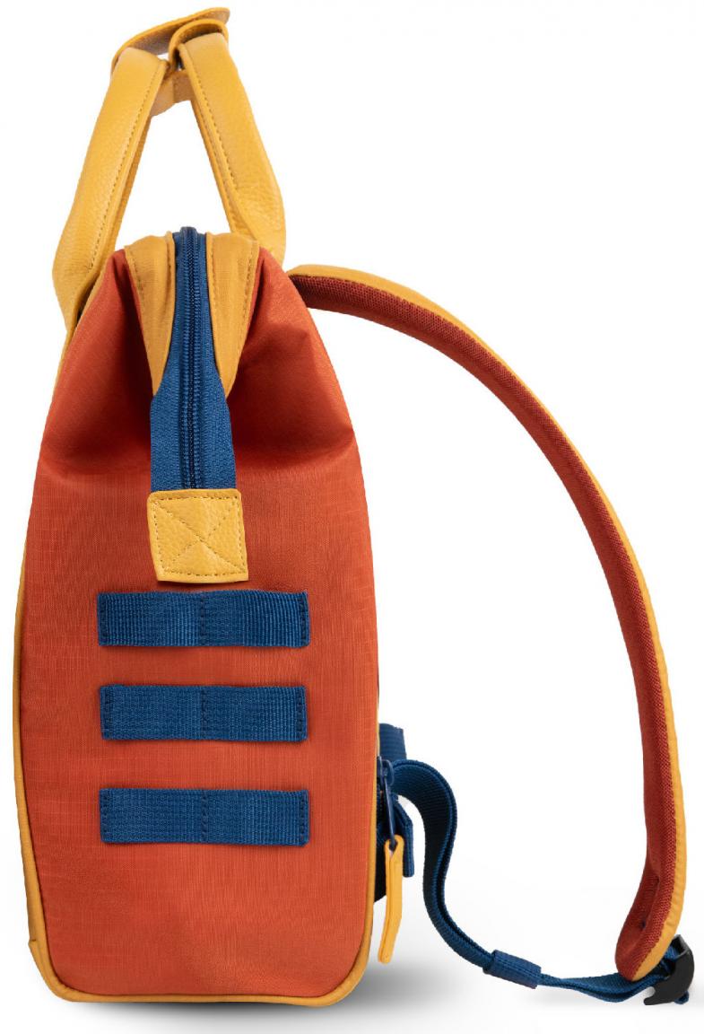 Kinderrucksack Cabaia Small fröhlich orange gelb Kilfi Wechseltasche Adventurer