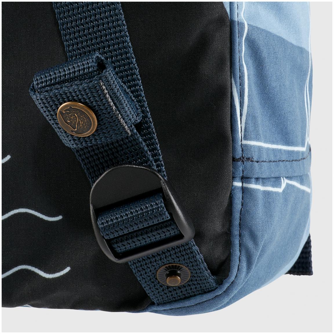 Kinderrucksack Fjällräven Kanken Art Mini Birch Forest hellblau