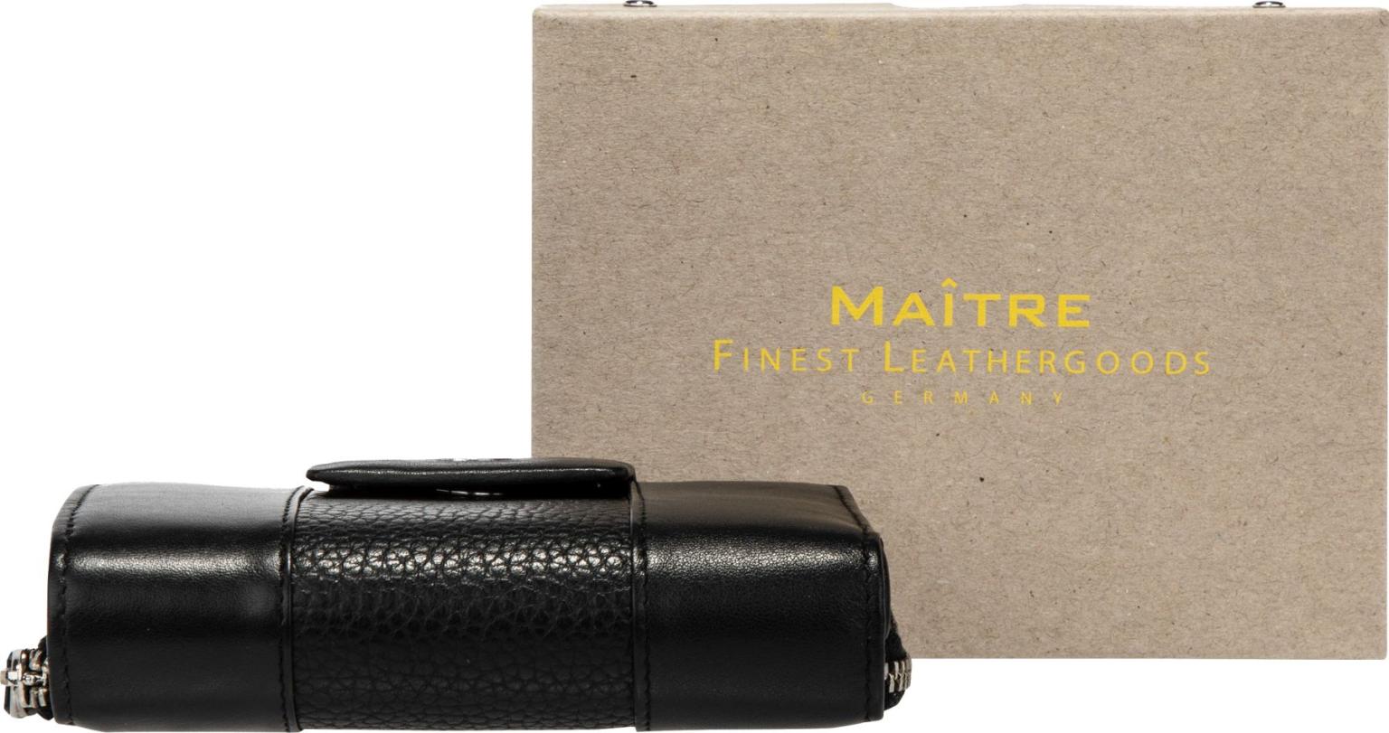 Klappbörse Maitre Auen Diethilde Purse MH9FZ Black Leder