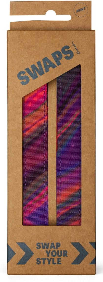 Klettbänder für Satch Pack Schulrucksack Swaps Purple Galaxy pink lila
