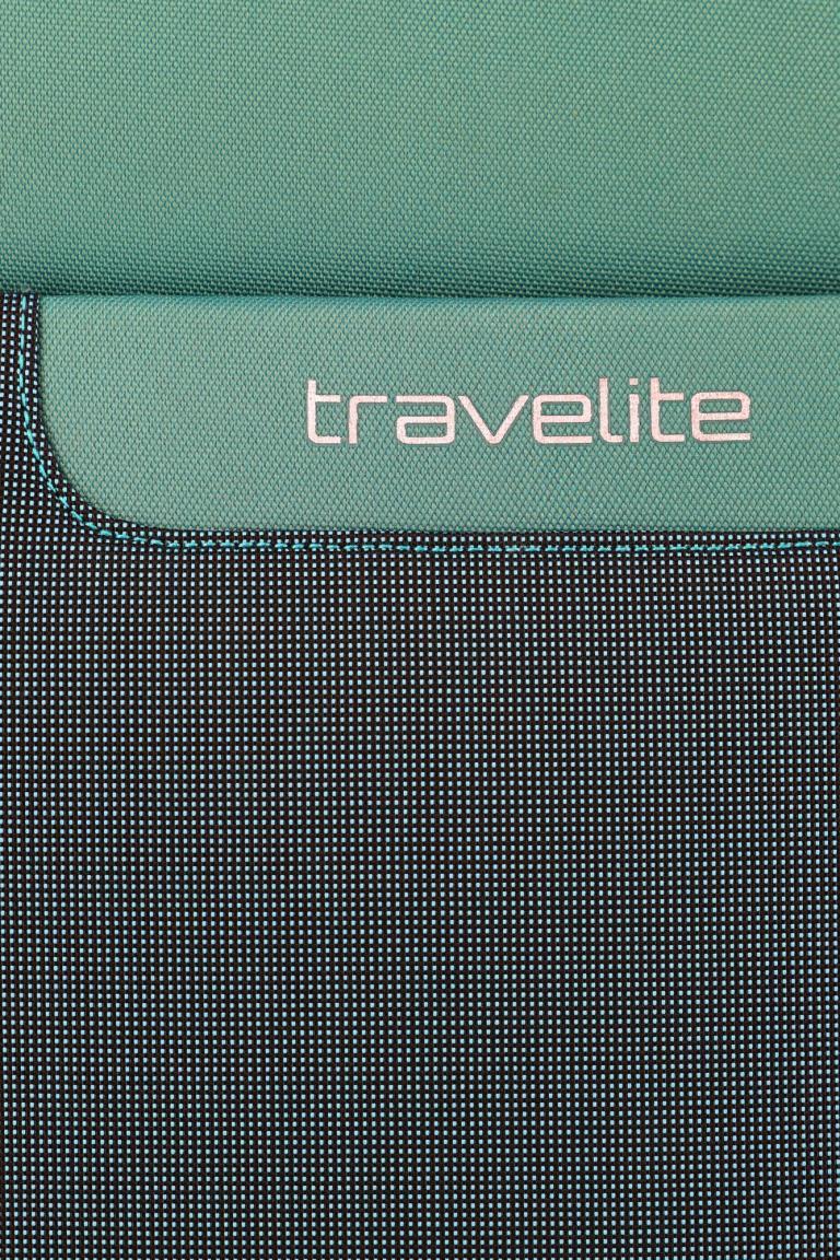 Koffertrolley grün Eukalyptus Travelite Viia M 67cm Dehnfalte