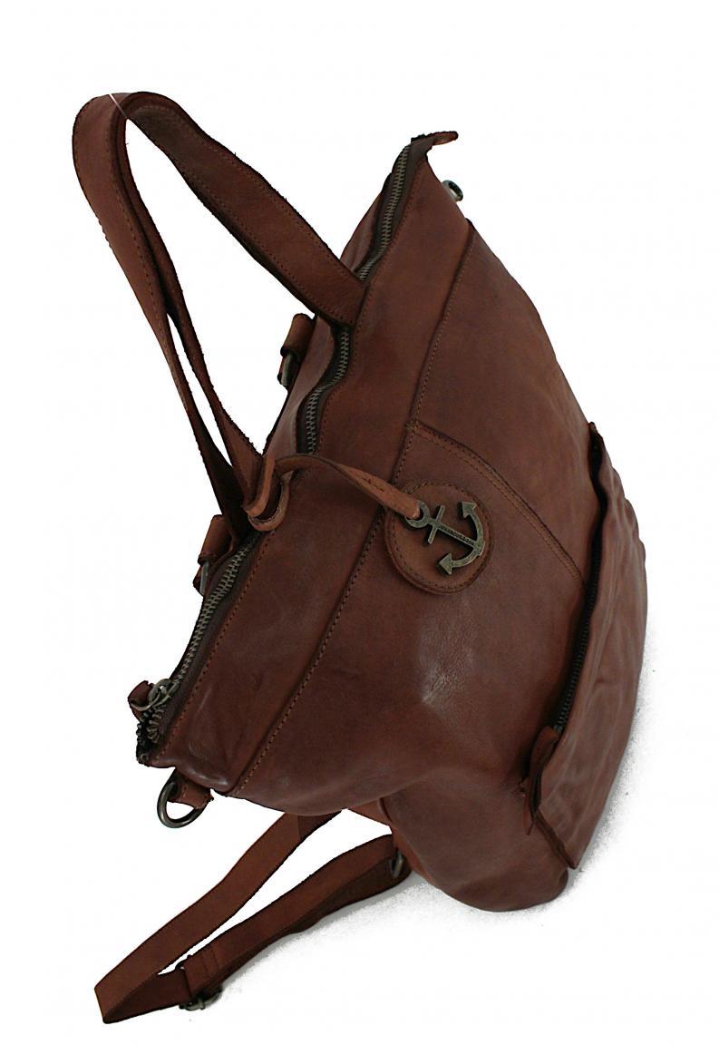 Kombibag Harbour2nd Orion Cognac Rucksack Vintageleder