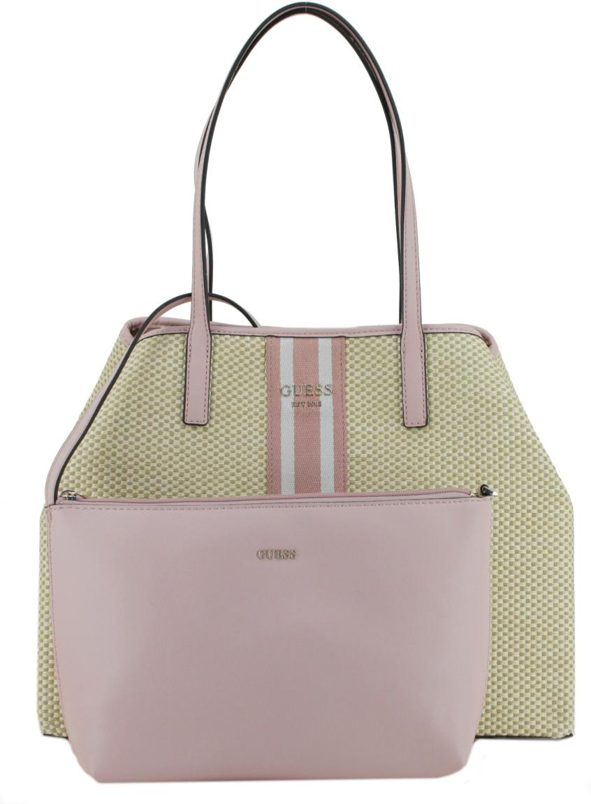 Korbtasche Guess Vikky Rose Innentasche  Streifen