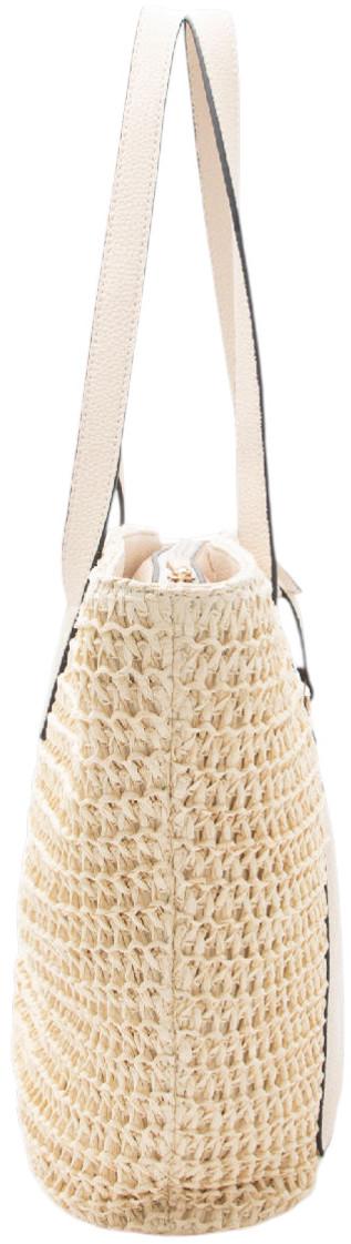 Korbtasche L.Credi beige Strand Bast Ramina Sand vegan