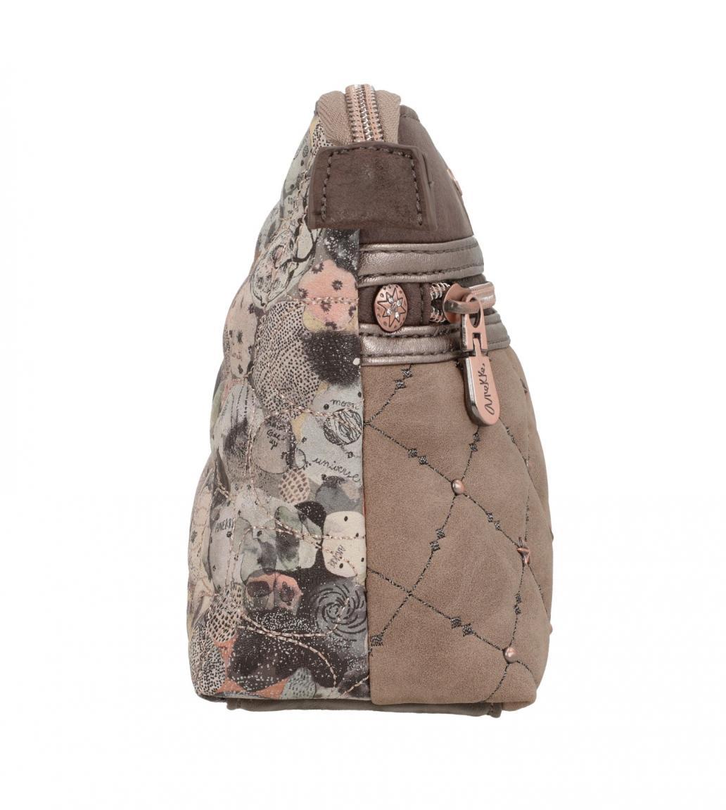 Kosmetiktasche Anekke Universe Planets Space Stars braun pastell Print