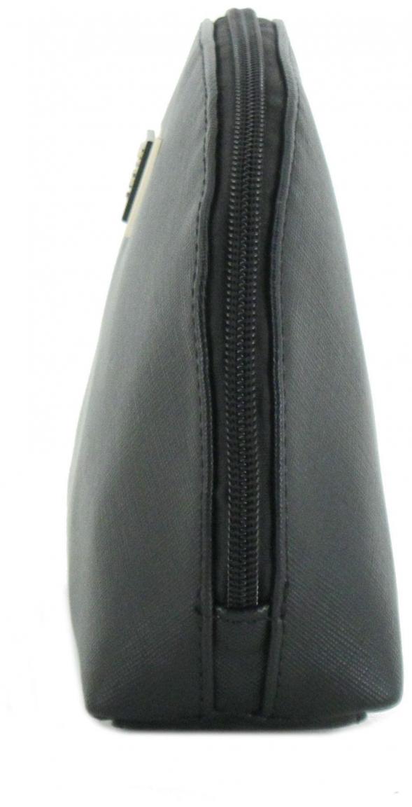 Kosmetiktasche Guess schwarz Saffiano 